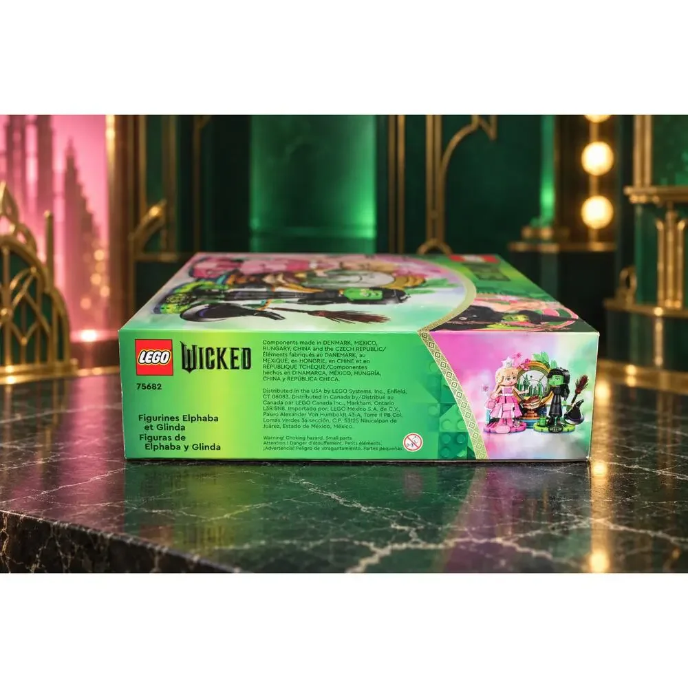 LEGO Wicked Elphaba & Glinda Figures Set 75682 Sealed 558 Pieces